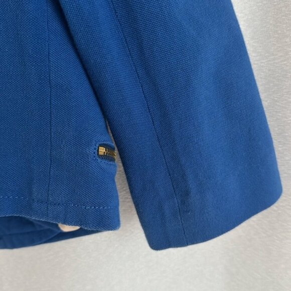 Cropped blazer 3/4 sleeves, size XS , royal blue 💙 - Picture 3 of 11